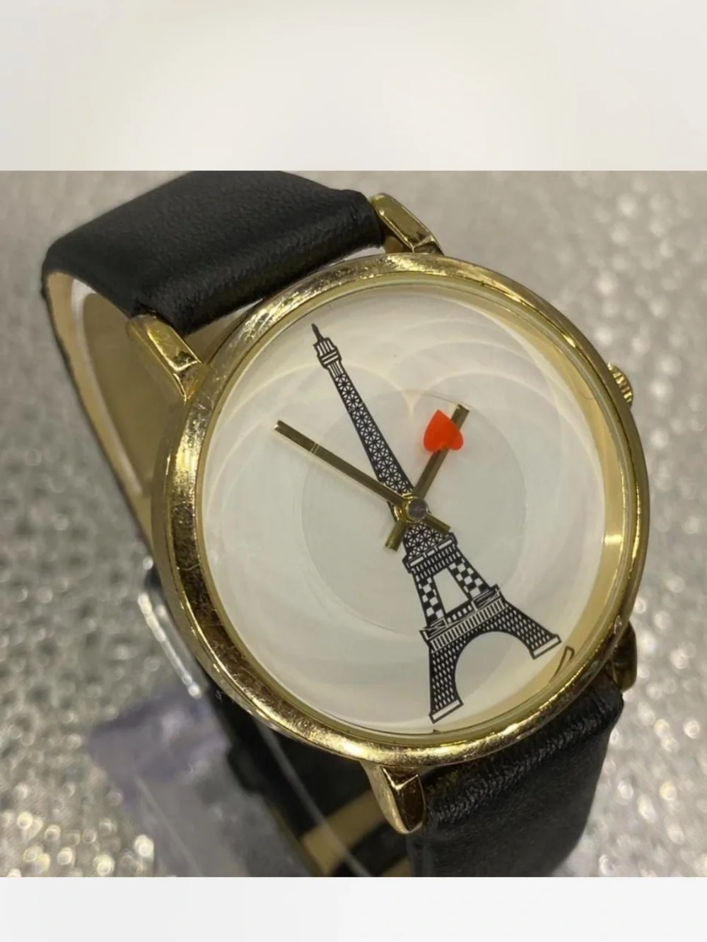 Charming Charlie *** Eiffel Tower “ Rotating Heart ♥️ “ ladies watch ^^^